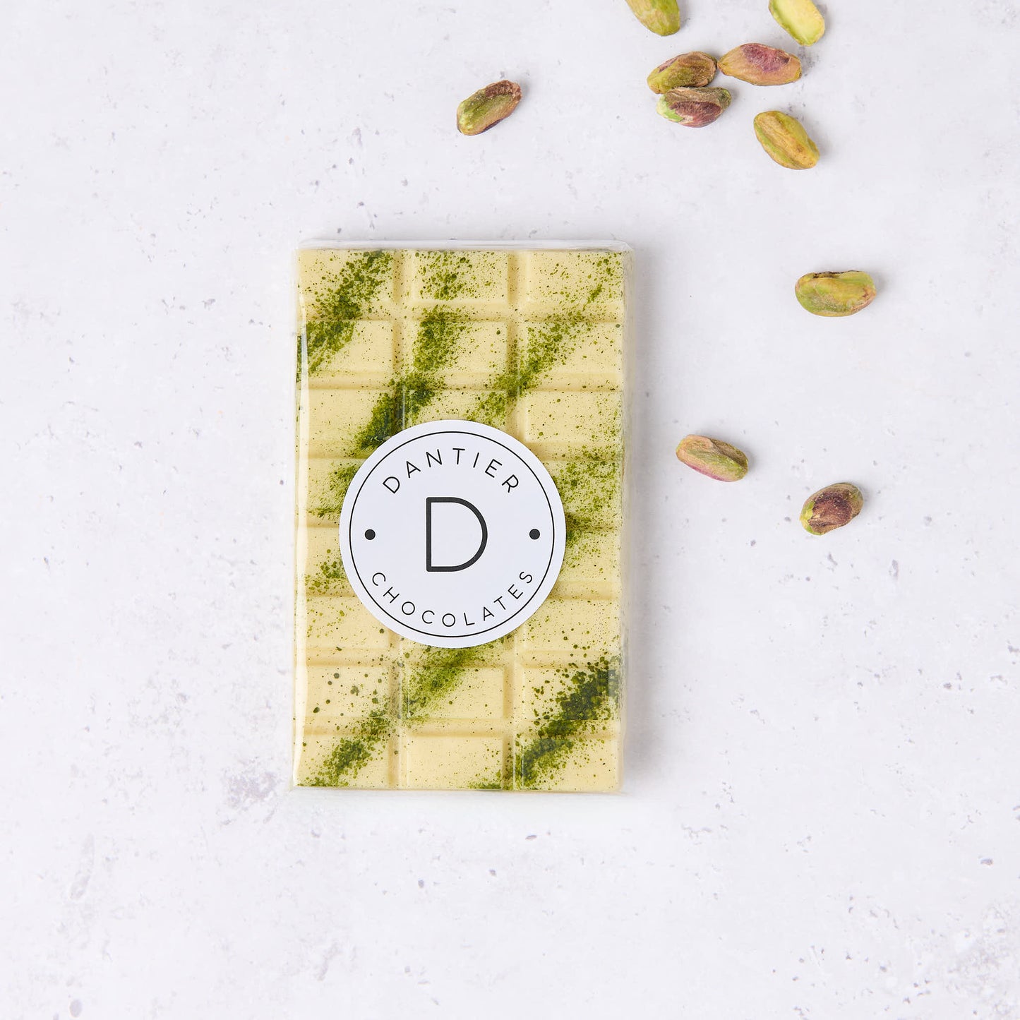 Dantier’s Dubai Pistache Bar White